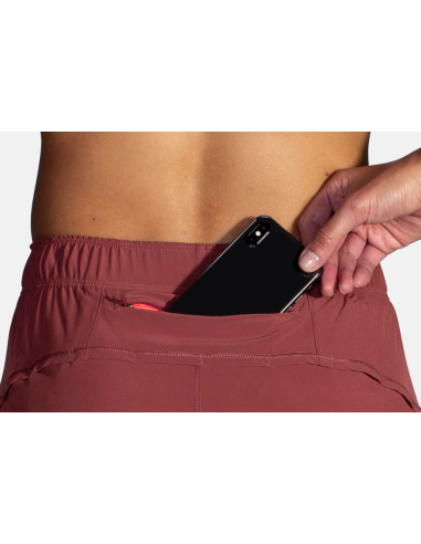 BROOKS CHASER 5"2-IN-1 SHORT