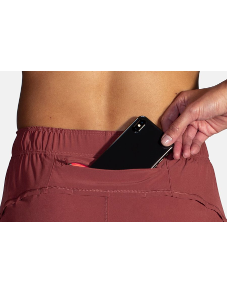 BROOKS CHASER 5"2-IN-1 SHORT