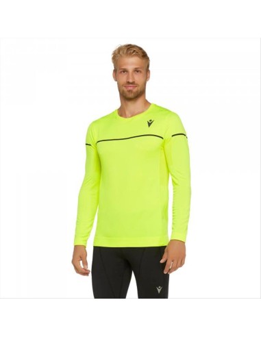 MACRON RUN CHINOOK FBJ MICHAEL T-SHIRT LS SEAMLESS MAN  | Deriusport.i