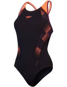Speedo 	Womens Placement laneblack 1 Piece  | Deriusport.it