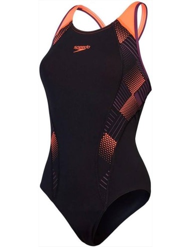 Speedo 	Womens Placement laneblack 1 Piece  | Deriusport.it