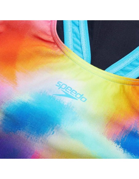 SPEEDO COSTUME BAMBINA GIRLS DIGI PLACEMENT SPLASHBACK  | Deriusport.i